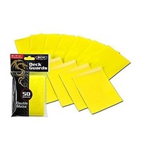 100 Premium Yellow Double Matte Deck Guard Sleeve Protectors for Gaming ... - $5.15