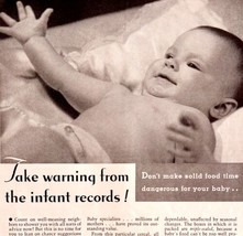Cream Of Wheat Infant Solid Foods 1933 Advertisement Hot Cereal Breakfas... - $24.99