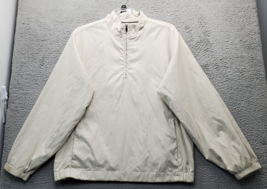 IZOD XFQ Performance Golfwear Jacket Men XL White Thermal Lined Quarter ... - $599.07 MXN