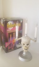 1994 Trendmasters HallowScream Haunted Candelabra Flickering Skull Light  - £21.20 GBP