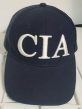 CIA Blue Baseball Cap Hat Central Intelligence Agency Adjustable Strap  - £8.96 GBP