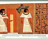 Egitto Papiro Pittura Ani IN Piedi Da Tomb British Museo Unp Udb Cartoli... - $10.20