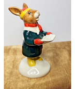 Royal Doulton Carol Singer Bunnykins Figurine DB104 Vintage 1986 UK Back... - €281,64 EUR