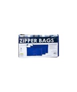 CONTROLTEK Fabric Deposit Bag Vinyl 5.5 X 11 Blue 3/Pack - $9.89