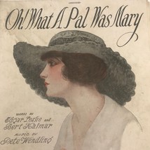 Vintage Sheet Music, Oh What a Pal Was Mary Operatic Edition, Edgar Leslie - £11.46 GBP