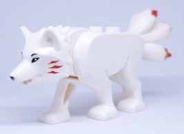 Lego White Lloyd’s Wolf 70671 Akita in Wolf Form Ninjago Figure Minifigure - £18.76 GBP