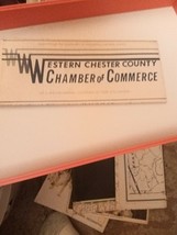 Western Chester County Chamber Of Commerce Map about 1987 - £7.59 GBP