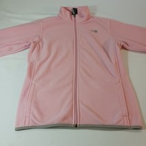 The North Face Youth/Girl’s Pink Full Zip Fleece Jacket Pockets Size XL  image 9