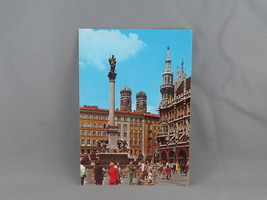 Vintage Postcard - St Mary&#39;s Column Marienplatz Munich - Kruger - £11.72 GBP