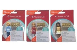 Mega Construx American Girl Miniatures Lot of Three Girls Set FDY94 FDY93 FDY92  - £12.11 GBP