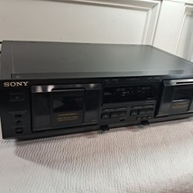 Sony TC-WE435 Dolby Dual Cassette Deck Player Recorder vintage FOR PARTS... - €28,98 EUR