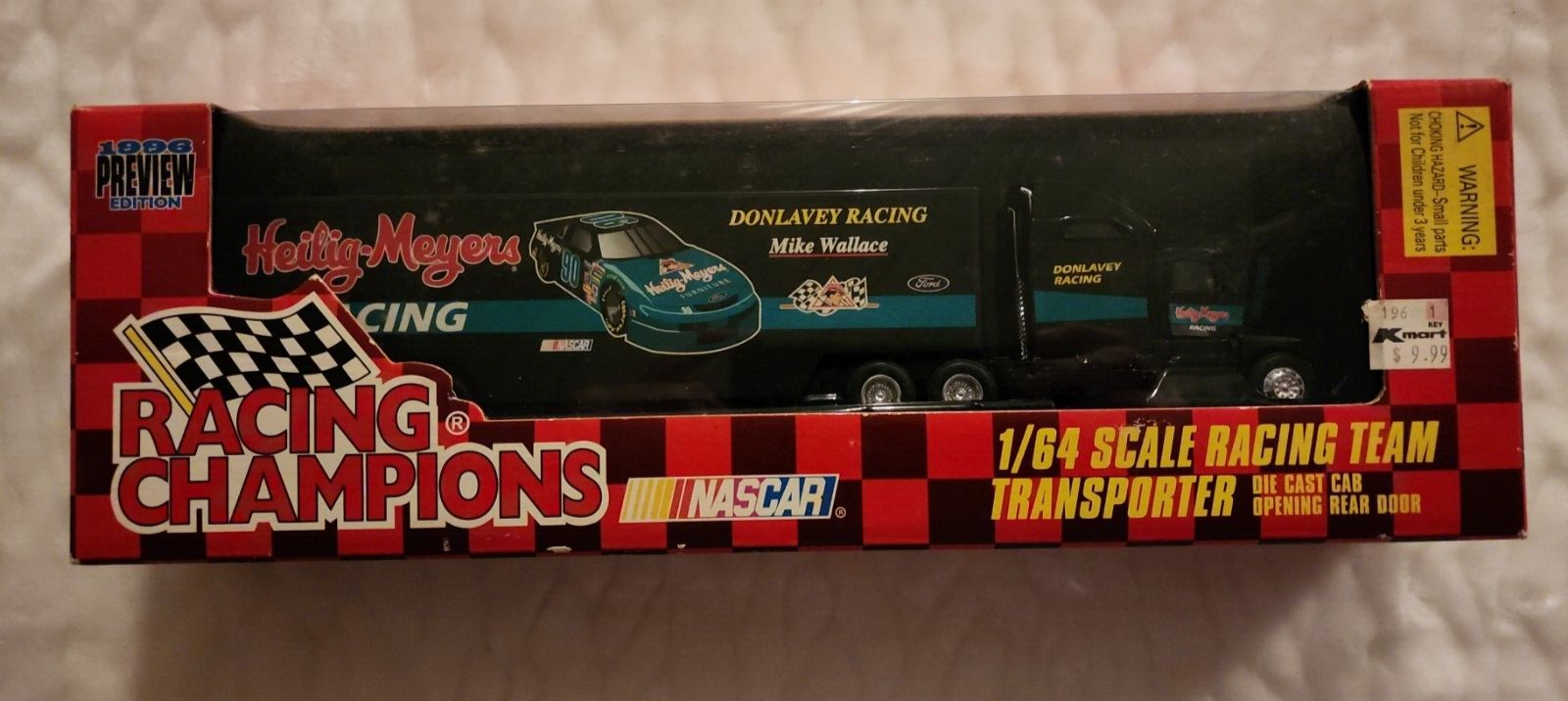 Primary image for Mike Wallace #90 NASCAR Racing Champions 1:64 Scale Team Transporter 1996 Ed.