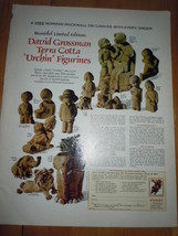  Vintage David Grossman Urchin Figurines Print Magazine Advertisement 1975 - $3.99