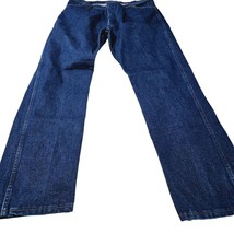 Vintage Wrangler Mens Jeans Blue Size 40 100% Cotton Button Zip Close Pockets - $26.60