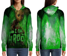 groot ( guardian of galaxy )  Womens Graphic Pullover Hooded Hoodie - £27.36 GBP+
