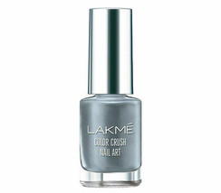 Lakme India Color Crush Nail Art Polish 6 ml (0.20 Oz) Sand Blue M14 - $14.00