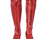 Marvel Spidergirl Spiderman Boot Tops Shoe Covers Womens adult costume a... - $14.80