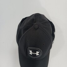 Under Armour Golf Men's L/XL Back Fitted Black Baseball Cap Hat image 10
