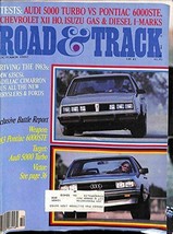 Road &amp; Track  October 1982   Driving the 83&#39;s Cover [Paperback] Various Authors - £7.39 GBP