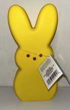 10” Yellow PEEPS Battery Lighted Bunny Plastic Blow Mold EASTER Yellow NEW - $21.29