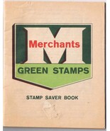 Merchants Green Stamps Stamp Saver Book 30 Pages - £2.82 GBP