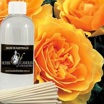Amber Rose Scented Diffuser Fragrance Oil Refill FREE Reeds Vegan - £10.30 GBP+