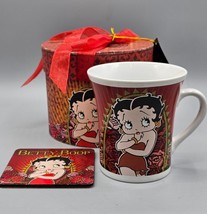 Betty Boop &quot;A Rose By Any Other Name Would Smell As Sweet&quot; Coffee Mug/Coaster - £22.41 GBP