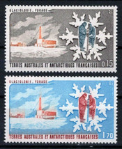 FSAT TAAF 105-106 MNH Glaciology Science Exploration Polar ZAYIX FSA-S0083M - £1.13 GBP