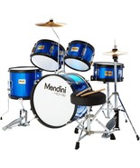﻿﻿﻿Mendini By Cecilio Kids Drum Set - Starter Drums Kit with Bass, Toms,... - £266.33 GBP