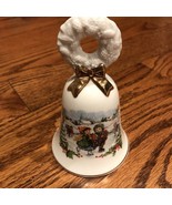 Vtg 1986 Christmas Bell Porcelain Christmas  Collectible Bell AVON Colle... - $188.61 MXN