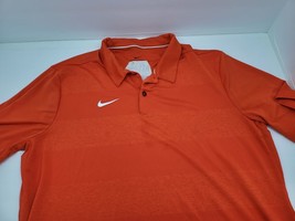 Nike Dri-Fit Men&#39;s Large Short Sleeve Polo Shirt North Cobb Marietta Geo... - £7.86 GBP