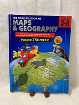 The Complete Book of Maps &amp; Geography Poster and Stickers Grades 3 - 6 - £1.83 GBP