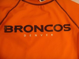 Nfl 2024 New Denver Broncos Compression Shirt Youth Xl 18-20 UV50 Uv Protection - $20.24