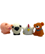 Vintage Toys R Us Farm Animals Toy Figures Lot 4 Dog Pig Sheep Chicken 1... - $180.51 MXN