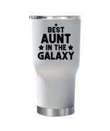 Best Aunt In The Galaxy Tumbler 30oz Funny Tumblers Christmas Gift For Her - $40.63 CAD