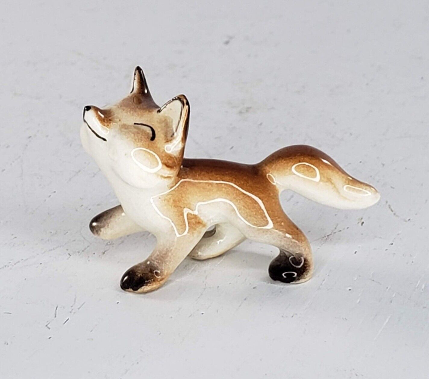Hagen Renaker Baby Fox Kit Figurine Outlined Ears #157 Vintage 1952 - $43.99