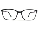 LiteForms Eyeglasses Frames 3002 093 Matte Black Purple Rubberized 53-16... - $55.88