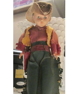 OLE WESTERN BOBBLE HEAD COWBOY DOLL WITH MOVEABLE PARTS AND PISTOL!! 7&quot; ... - £26.99 GBP