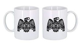 Color Changing! Native Hawks ThermoH Logo Ceramic Coffee Mug - £9.98 GBP