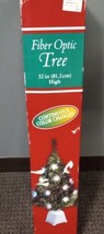 VINTAGE 2001 Fiber Optic Christmas Tree 32&quot; Continuous Changing Lights H... - $59.05