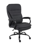 Lorell Leather Ergonomic High Back Chair Big And Tall 350 Capacity - $842.59