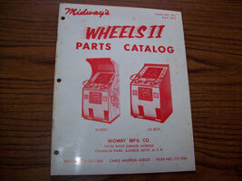 WHEELS II ORIGINAL VIDEO GAME PARTS CATALOG 1975 Repair Service Book - $29.69