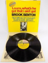 Brook Benton Laura, What&#39;s He Got That I Ain&#39;t Got Vinyl Album G+/ Vg+ RS6268 - £6.21 GBP