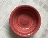 Philippe Richard SWIRL Cereal Bowl Replacement Red Hand Painted Hand Cra... - £21.02 GBP