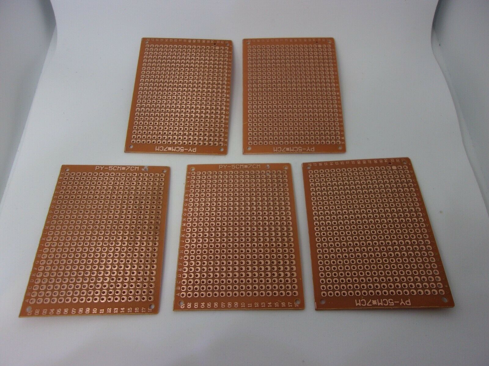 Primary image for 5Pcs Pack Lot Blank 5x7cm Electronics Prototype Integrated Circuit Board Set Kit
