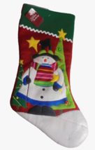 Prima Creations Embroidered Christmas Stocking Snowman Tree Beaded Felt NEW - $8.08