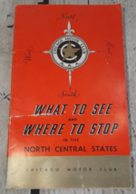 Chicago Motor Club AAA What To See Where To Stop North Central States 1966-67 - £7.29 GBP