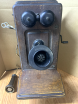 Kellogg Tiger Oak Wall phone 2816 Patented 1901 Subset 20163 for Restora... - $222.70