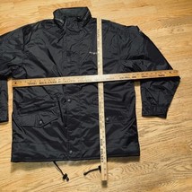 Beverly Hills Polo Club NEW Vtg Men&#39;s Black Jacket Windbreaker Coat Sz L... - $27.90