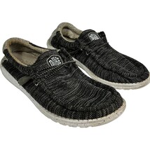 Hey Dude Wally Stretch Mix Slip On Loafer Mens size 9 Meteorite (VGC) - $36.02 CAD